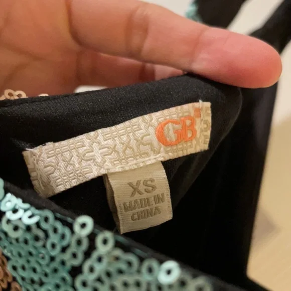 Multi colored sequin party dress - Picture 3 of 5